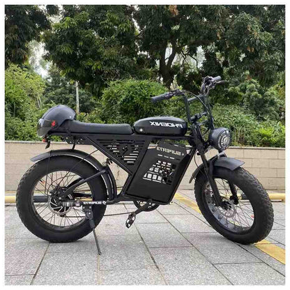 Super73 Snow off-Road Fat Tire Electric Bicycle 20-Inch Thick Tire Retro off-Road Small Outdoor Snowmobile