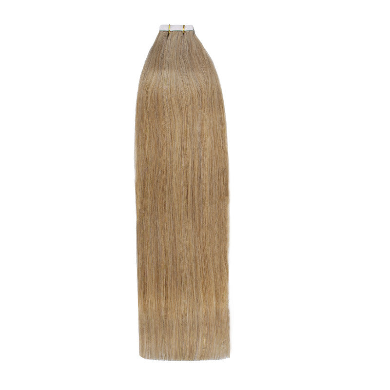 Spot Wholesale Pu Real Hair Film Hair Women's Seamless Hair Extensions Tape in Hair Extension Wigs