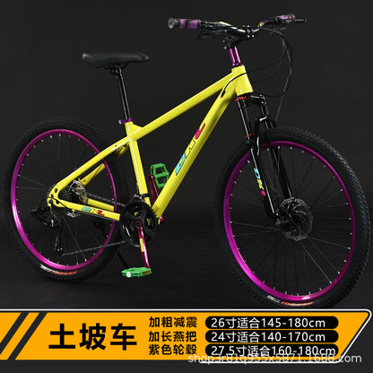 New Dirt Bike Mountain Bike Men's Variable Speed Off-Road Bike Youth Adult Women's Road Racing