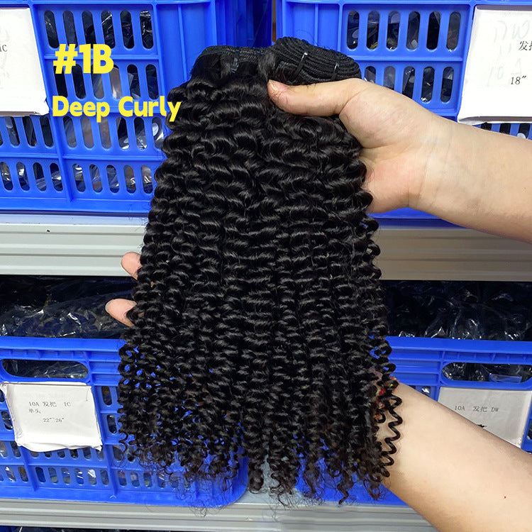 10A Human Hair Hair Curtain Double Drawn Humanhair Bundle Bone Straight Hair Spot Manufacturer Wholesale