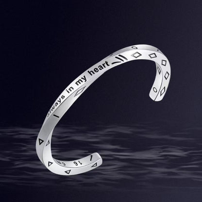 Cross-border Stainless Steel Bracelet Women's High-grade Electroplated Circle Bracelet Diamond Light Luxury Titanium Steel Fashion Jewelry