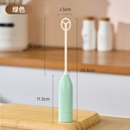Cross-Border Electric Eggbeater Hand-Held Kitchen Baking Cream Frother Household Mini Milk Coffee Blender