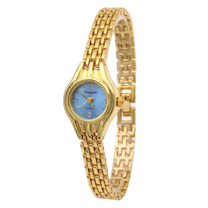 chaoyada2024 Hot Full Love Pendant Bracelet Watch Golden All-match Creative Bracelet Light Luxury Exquisite Watch