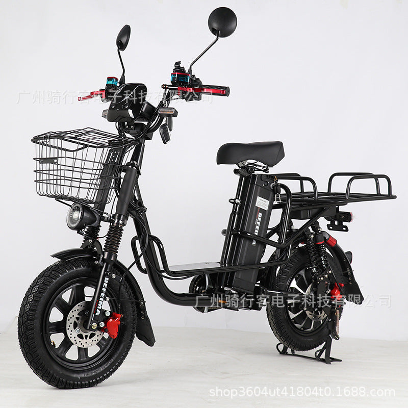 16inch Monster21Ah Electric Bicycle Takeout Delivery Express 240W Lithium Battery Transportation Power-Assisted Bicycle