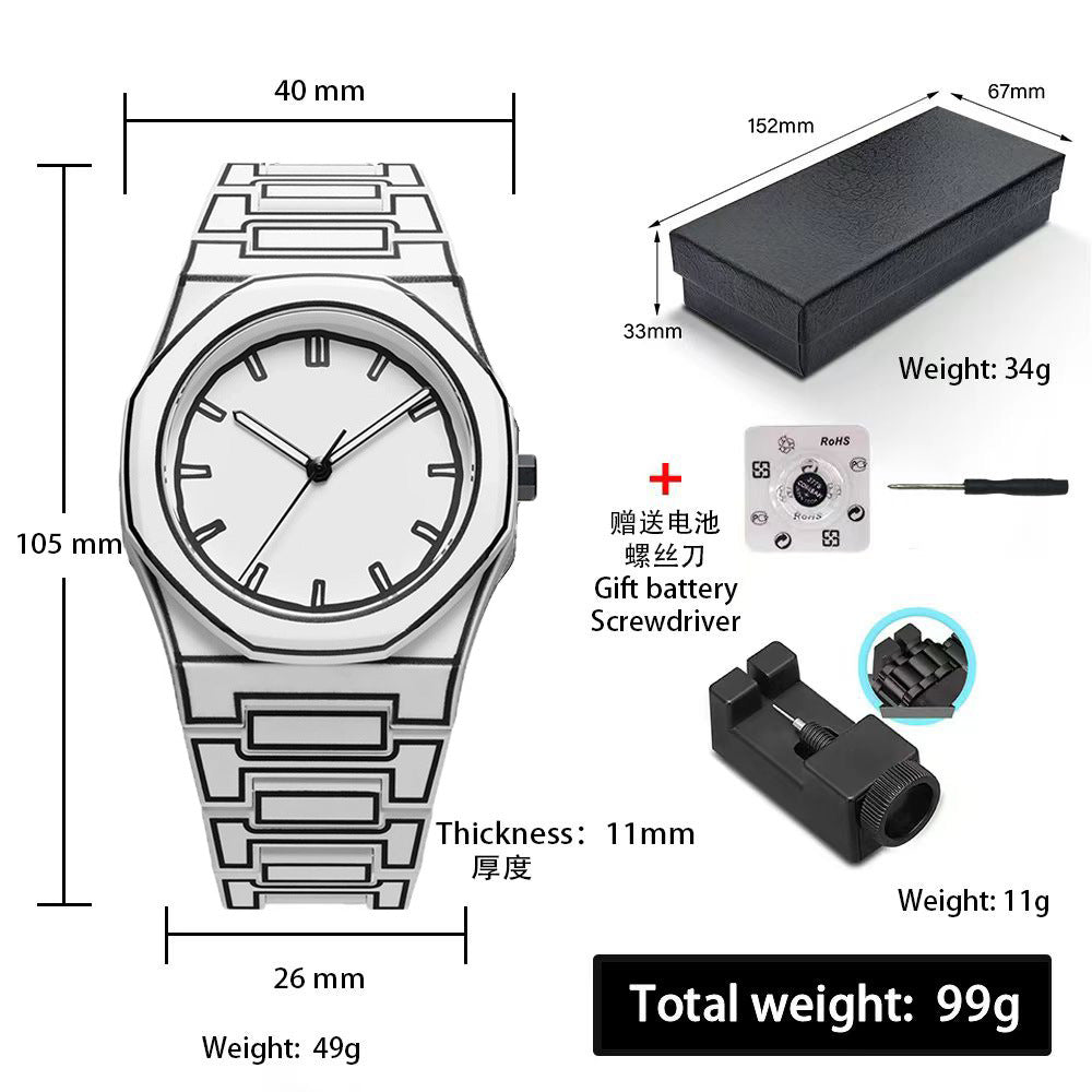 2026 Watches for Men, High-End Waterproof Women's Watches, Popular in Southeast Asia and the Middle East, Plastic Men's Quartz Watches Wholesale