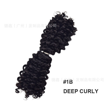 European and American Cross-Border Sdd Two-Pointed First-Speed Hair Handle Bulk Hair Huaman Hair Wig Human Hair