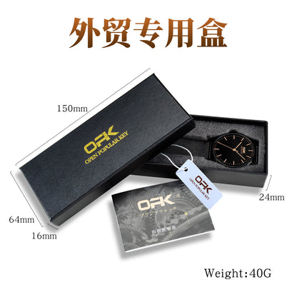OPK brand new waterproof luminous men's watch fashion luxury wrist watch business personality quartz men's watch