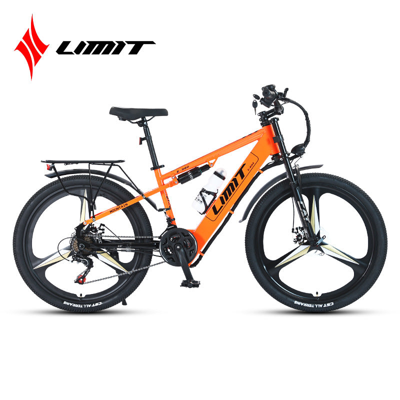 Factory Goods Straight Hair LIMIT/extreme 26inch Lithium Electric Bicycle 21 Speed Air Pressure Shock Absorption Soft Tail Electric Mountain