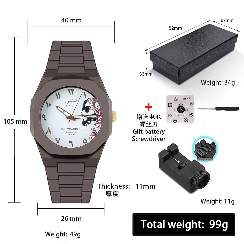 2026 Watches for Men, High-End Waterproof Women's Watches, Popular in Southeast Asia and the Middle East, Plastic Men's Quartz Watches Wholesale