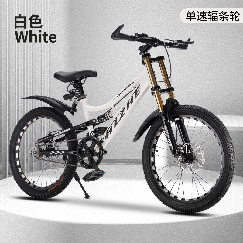 Children's Mountain Bike Cycling Road Bike Double Shock-Absorbing Cycling Bicycle Men's and Women's Same Bicycle Student Cycling Bicycle