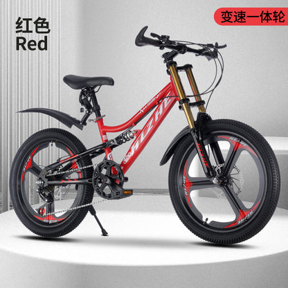 Children's Mountain Bike Cycling Road Bike Double Shock-Absorbing Cycling Bicycle Men's and Women's Same Bicycle Student Cycling Bicycle