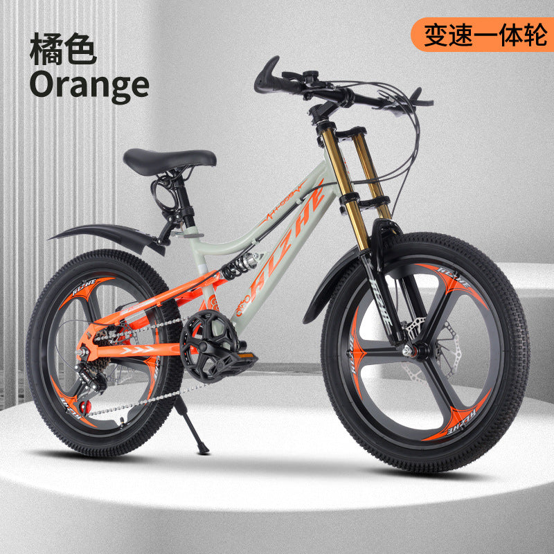 Children's Mountain Bike Cycling Road Bike Double Shock-Absorbing Cycling Bicycle Men's and Women's Same Bicycle Student Cycling Bicycle