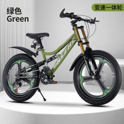 Children's Mountain Bike Cycling Road Bike Double Shock-Absorbing Cycling Bicycle Men's and Women's Same Bicycle Student Cycling Bicycle