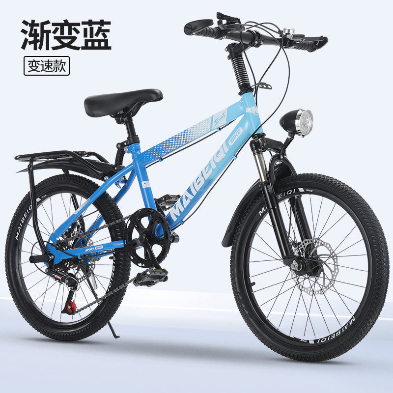 Children's Mountain Bike Primary and Secondary School Students Variable Speed Mountain Bike 8-14 Years Old Middle and Big Children Teenagers Outdoor Road Bike