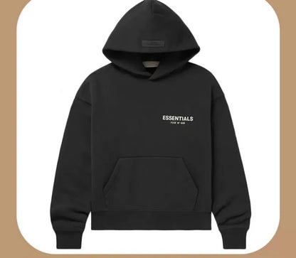 2022FOG New Double Line ESSENTIALS Season 8 High Street Flocking Hood Children's Wear Fashion Brand