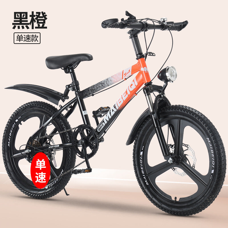 Children's Mountain Bike Primary and Secondary School Students Variable Speed Mountain Bike 8-14 Years Old Middle and Big Children Teenagers Outdoor Road Bike