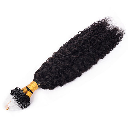 European and American Cross-border Wig Real-person Hair Silk Fishing Line Hair Hair Hair Hair Bundles human hair Traceless Hair Hair Hair Hair for Women