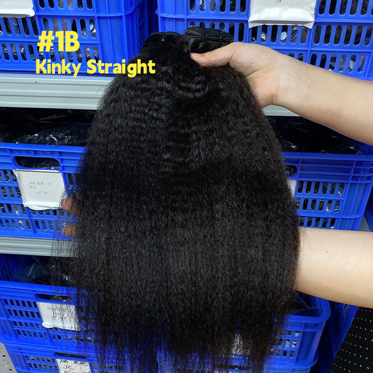 10A Human Hair Hair Curtain Double Drawn Humanhair Bundle Bone Straight Hair Spot Manufacturer Wholesale