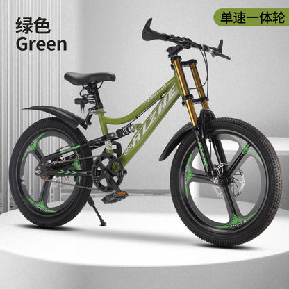 Children's Mountain Bike Cycling Road Bike Double Shock-Absorbing Cycling Bicycle Men's and Women's Same Bicycle Student Cycling Bicycle
