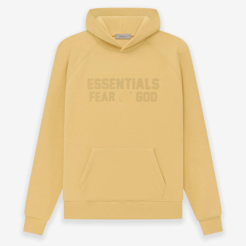 Fashionable Brand Kidsren's Clothing Essentials Autumn and Winter Clothing Fog Boys and Girls High Street Fashion Loose Hooded Velvet Sweatshirt