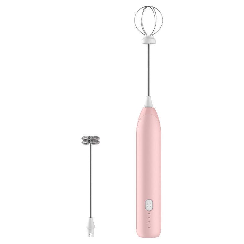 Cross-Border Electric Eggbeater Hand-Held Kitchen Baking Cream Frother Household Mini Milk Coffee Blender