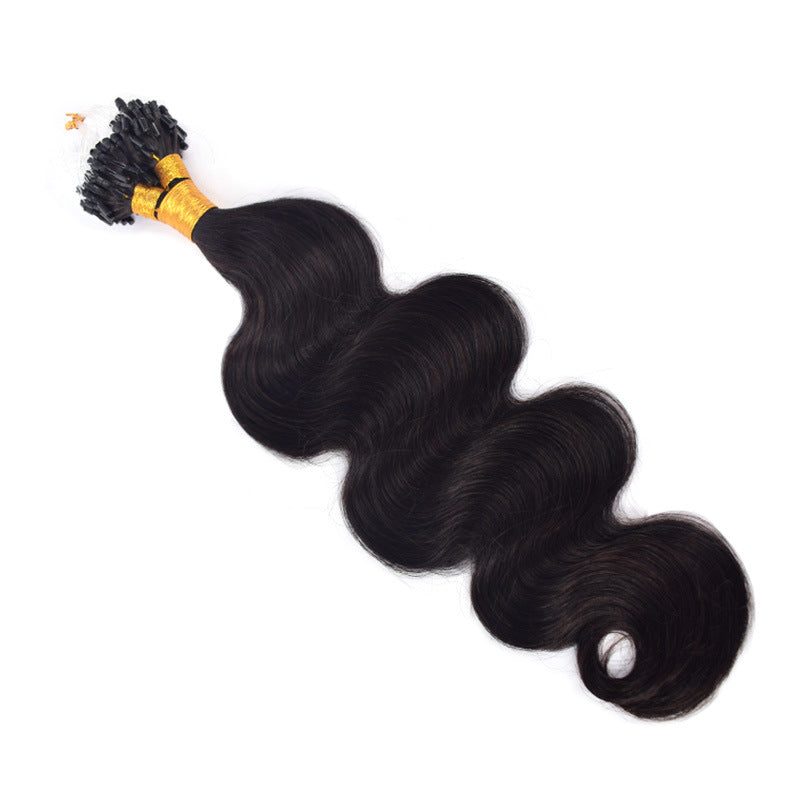 European and American Cross-border Wig Real-person Hair Silk Fishing Line Hair Hair Hair Hair Bundles human hair Traceless Hair Hair Hair Hair for Women