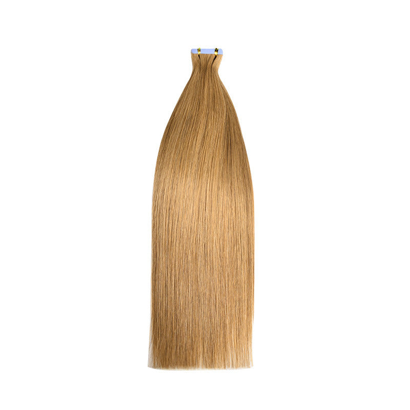 Spot Wholesale Pu Real Hair Film Hair Women's Seamless Hair Extensions Tape in Hair Extension Wigs