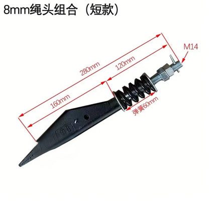 Elevator Wire Rope Head Combination Wire Clamp Rod Diameter 8/10/12 Elevator Parts Manufacturer Wire Rope Clamp