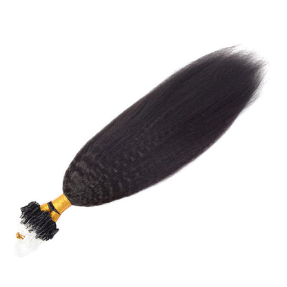 European and American Cross-border Wig Real-person Hair Silk Fishing Line Hair Hair Hair Hair Bundles human hair Traceless Hair Hair Hair Hair for Women