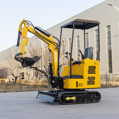 Foreign trade export HT13 small crawler excavator exported to Russia mini excavator for home yard trenching