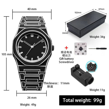 2026 Watches for Men, High-End Waterproof Women's Watches, Popular in Southeast Asia and the Middle East, Plastic Men's Quartz Watches Wholesale