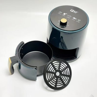Camel Air Fryer 6L Household Large Capacity Electric Oven creamy-white Fries Baking Machine Gift Visual Fryer Wholesale