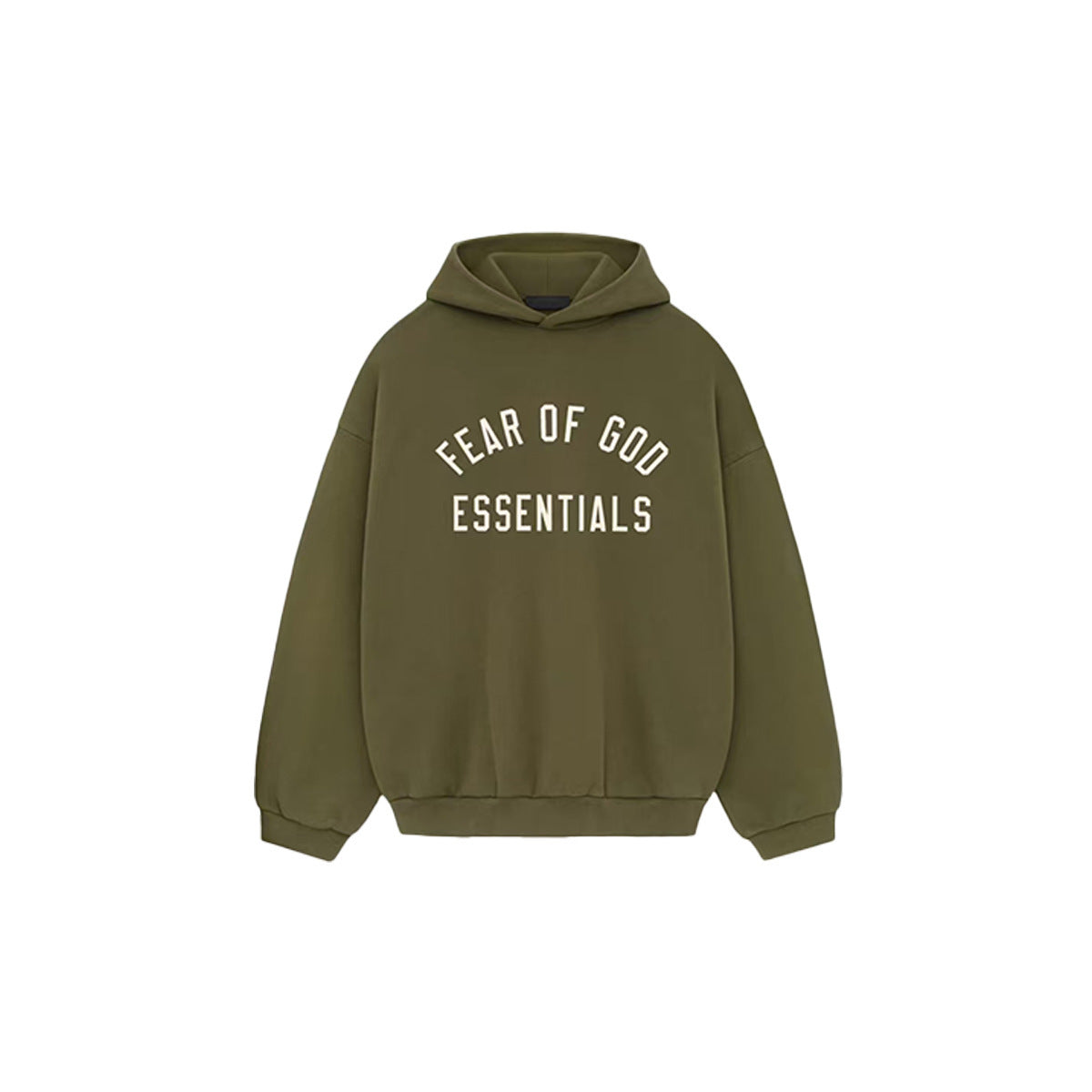 Autumn and Winter New ESSENTIALS Children's Letter Printed Hooded fleece-lined Sweater Boys' Girls' Loose Hoodie