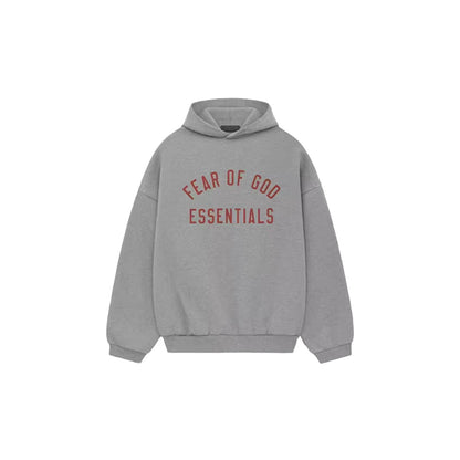 Autumn and Winter New ESSENTIALS Children's Letter Printed Hooded fleece-lined Sweater Boys' Girls' Loose Hoodie