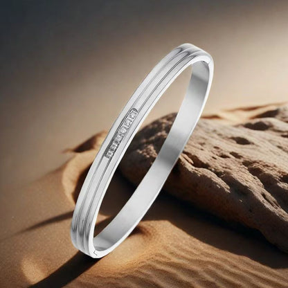 Cross-border Stainless Steel Bracelet Women's High-grade Electroplated Circle Bracelet Diamond Light Luxury Titanium Steel Fashion Jewelry