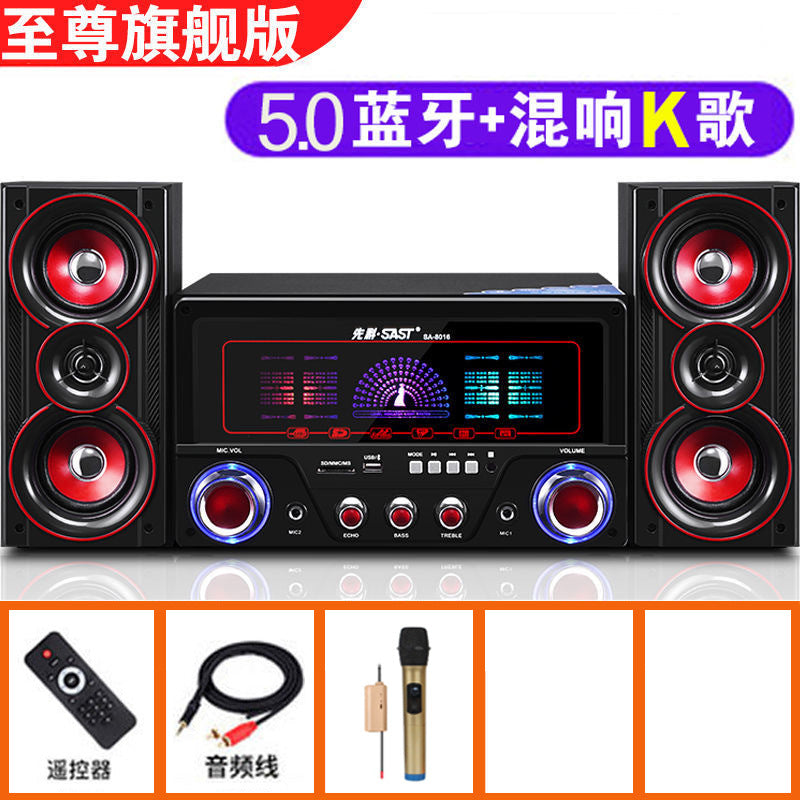 Schenko home computer audio home TV bluetooth wooden speaker 2.1 desktop cinema hif subwoofer wholesale