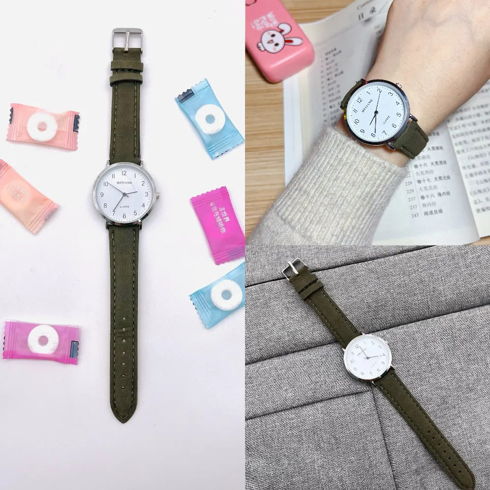 Exam-Specific Watch for Male and Female Middle School Students, Simple Silent Mechanical Trend, College Entrance Examination Electronic Quartz, Clear Numbers
