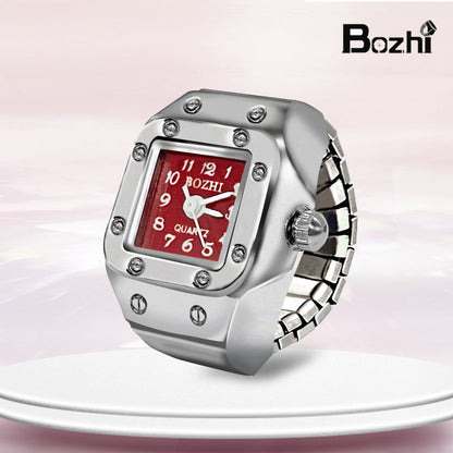 [Ring watch] new hot creative alloy shell finger watch lovers foreign trade new men and women manufacturers direct batch