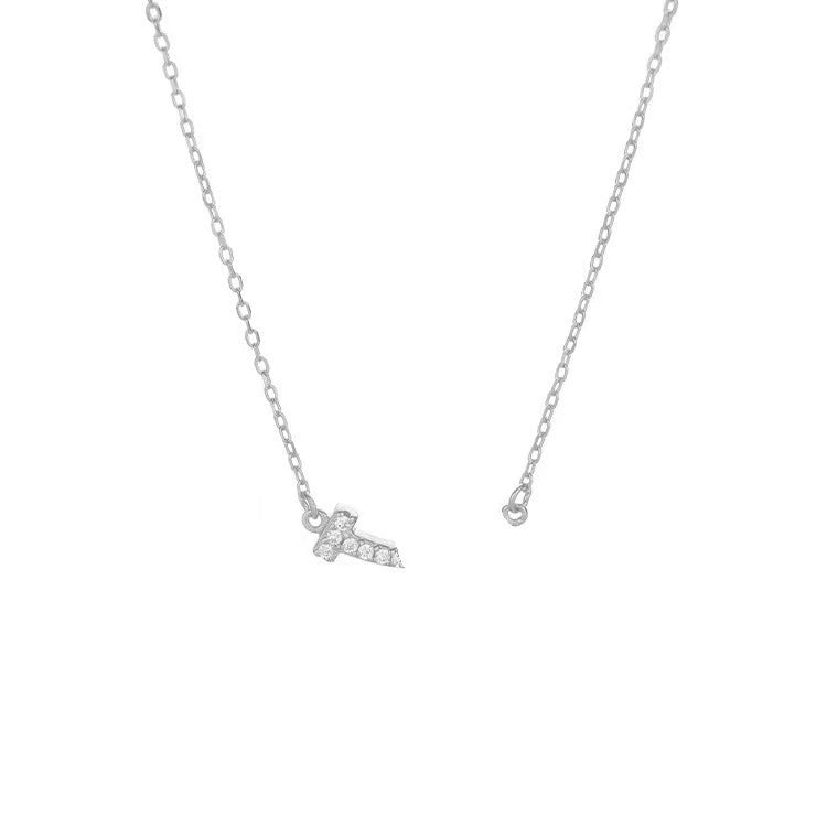 High Version T Home V Gold Smile Smiley Face Necklace Fashion Beautiful Light Luxury Full Diamond Sense Popular Clavicle Chain Gift Female OL