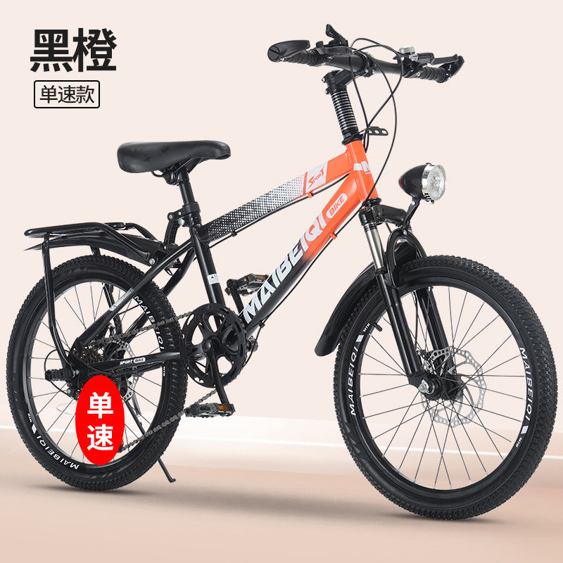 Children's Mountain Bike Primary and Secondary School Students Variable Speed Mountain Bike 8-14 Years Old Middle and Big Children Teenagers Outdoor Road Bike