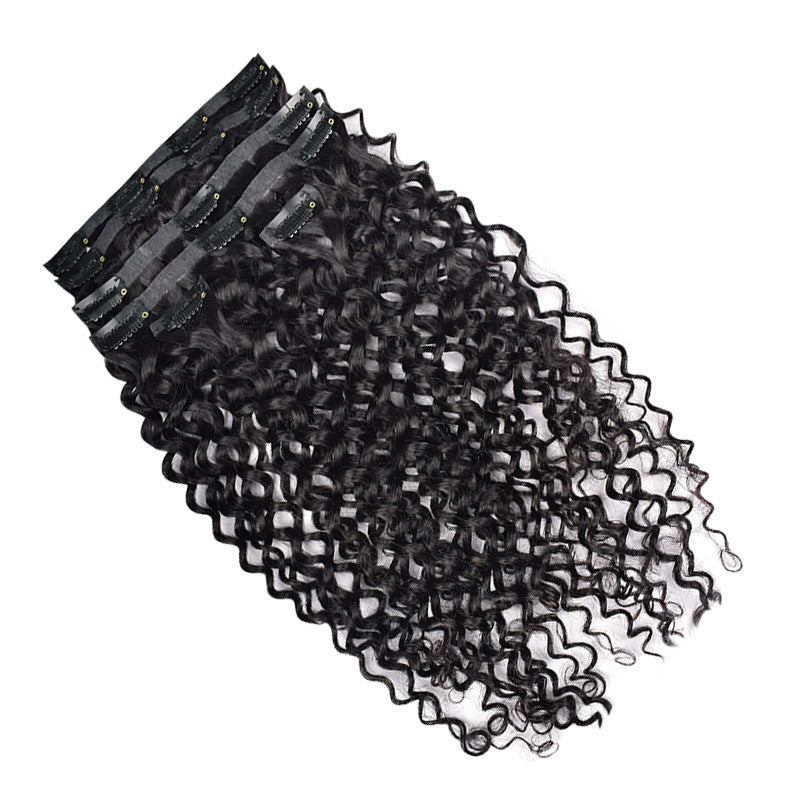 In-Stock Real Human Hair Wigs Pu Clip-In Hair Extensions for Women Seamless Clip Ins Human Hair Export Wigs