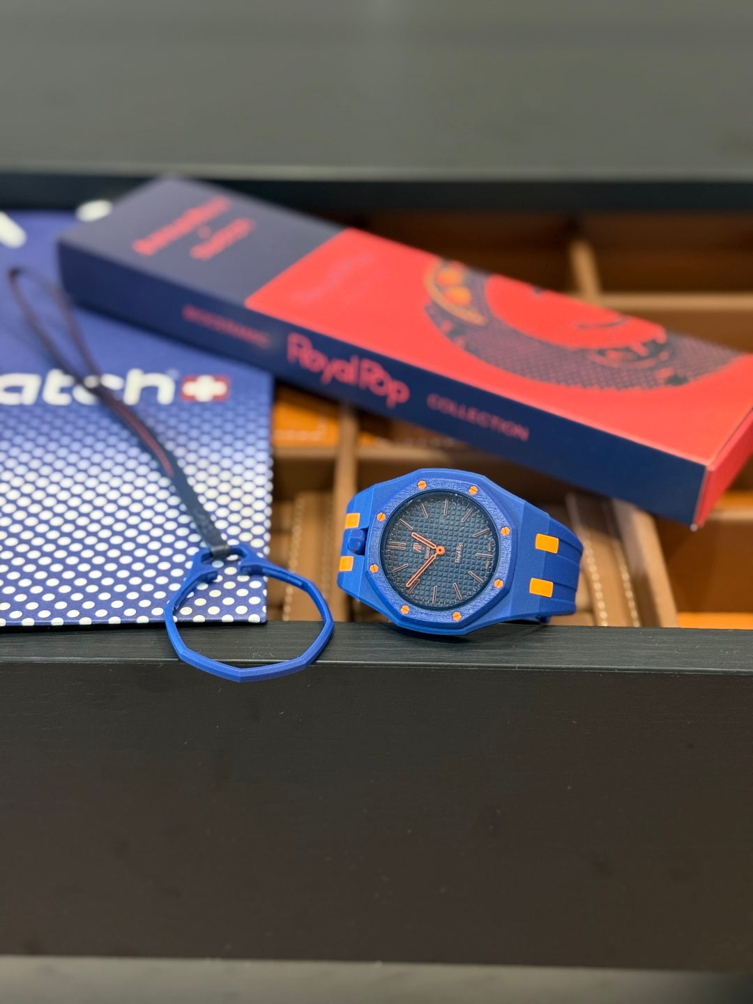 Swatch x AP Royal Pop