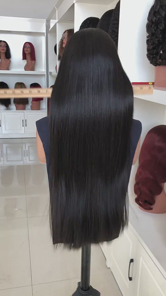 13 4 lace hair straight wig 100 human hair 200 density
