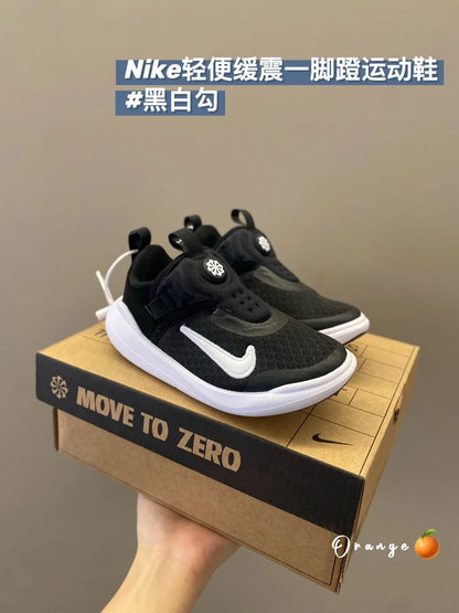 新款E赤足系列轻便缓震一脚蹬儿童运动鞋新款童鞋A51 收藏