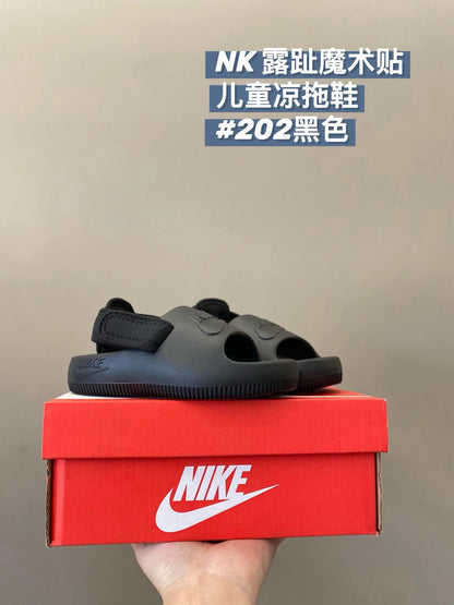 （22-35）N家露脚趾魔术贴儿童凉鞋夏季新款童鞋A142 收藏