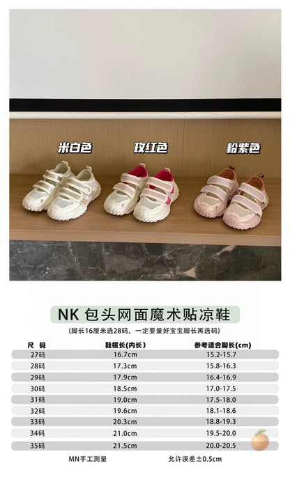 N家包头网面双魔术贴儿童运动鞋凉鞋夏季新款童鞋A79 收藏