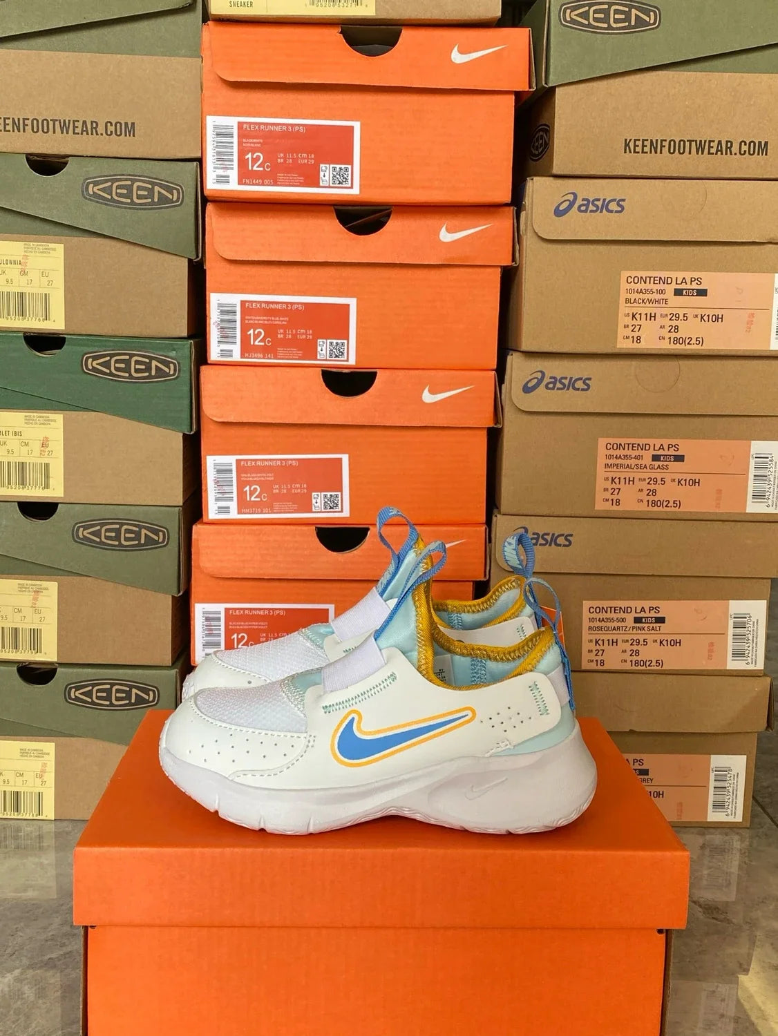 （24-37）N家K Flex runner3一脚蹬儿童运动鞋新款童鞋A320 收藏