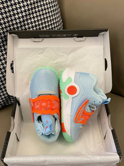 （28-39）N克KD Trey 5X魔术贴系带实战儿童篮球鞋运动鞋新款童鞋A221 收藏