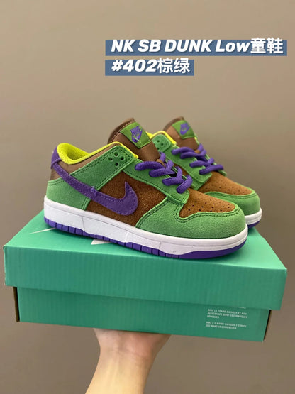 （链接一）经典拼色系带D系列儿童板鞋新款童鞋897 收藏