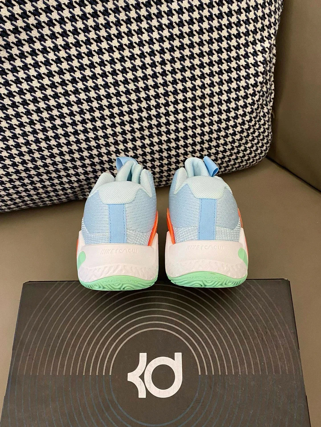 （28-39）N克KD Trey 5X魔术贴系带实战儿童篮球鞋运动鞋新款童鞋A221 收藏